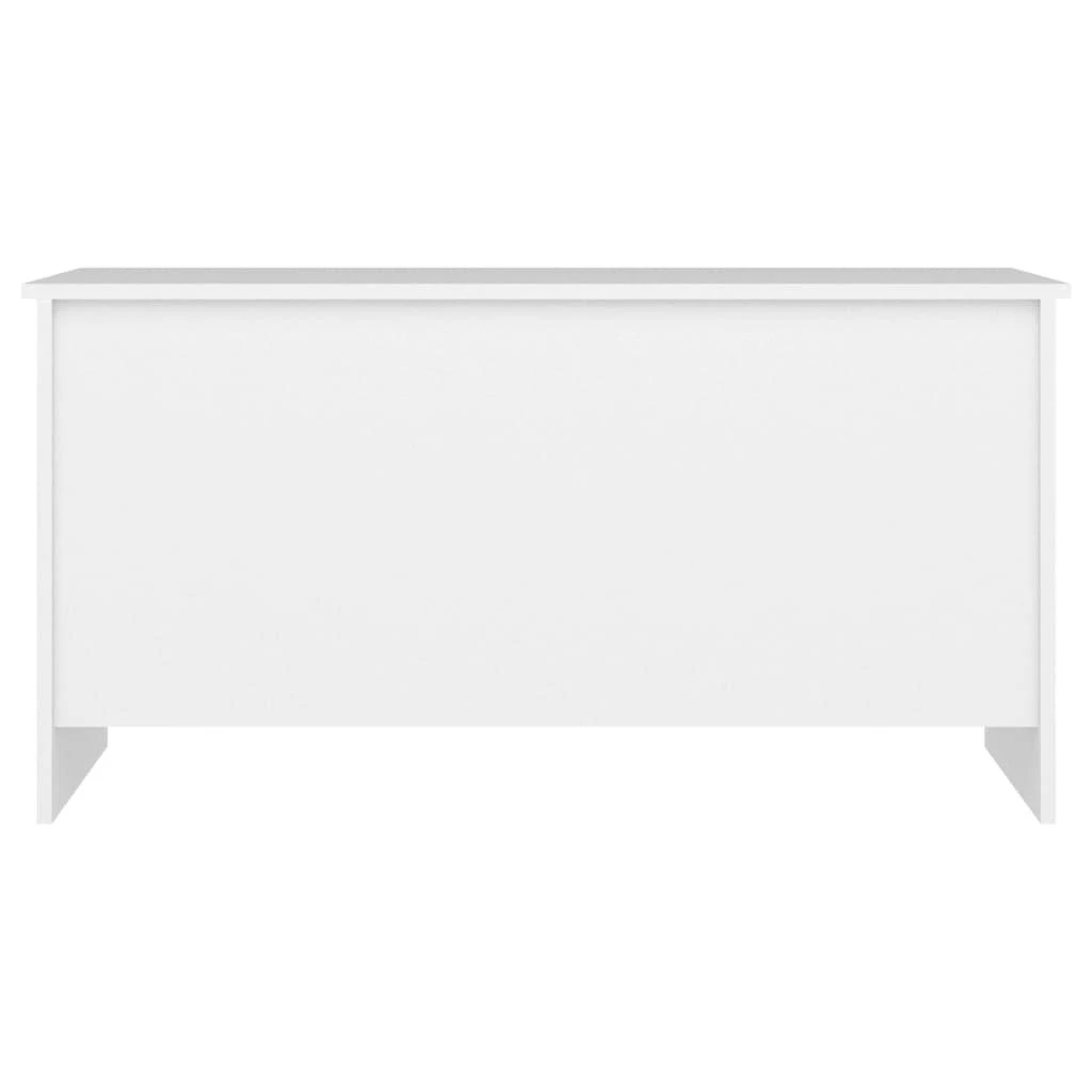 Kavos staliukas, baltas, 102x55,5x52,5cm, apdirbta mediena