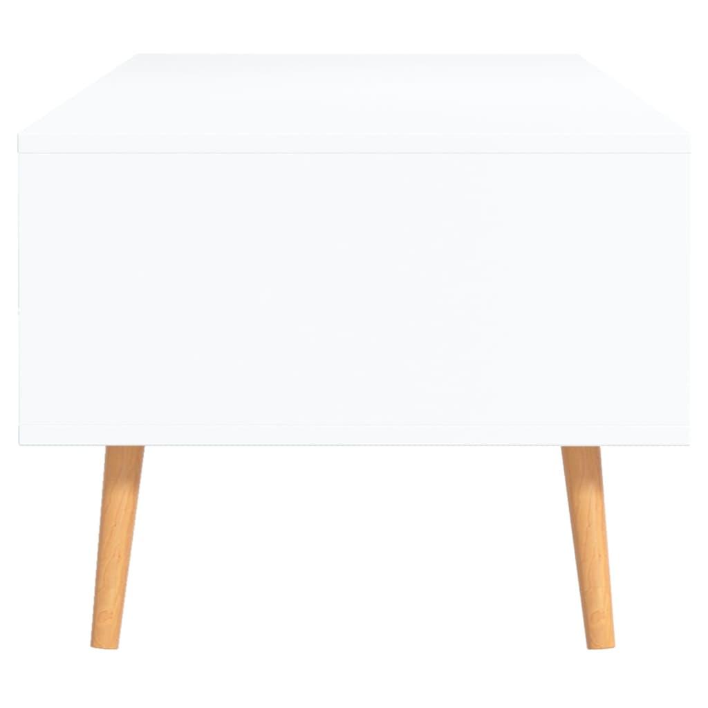 Kavos staliukas, baltos ir ąžuolo spalvos, 100x49,5x43cm, MDP