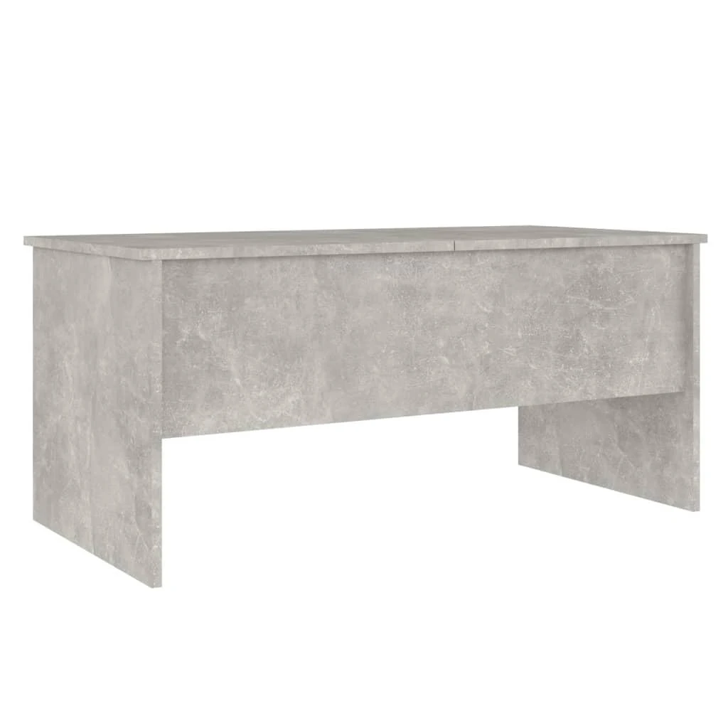 Kavos staliukas, betono pilkas, 102x50,5x46,5cm, mediena