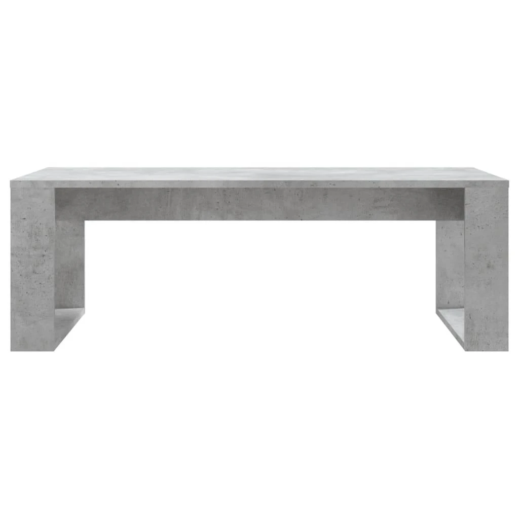 Kavos staliukas, betono pilkas, 102x50x35cm, apdirbta mediena