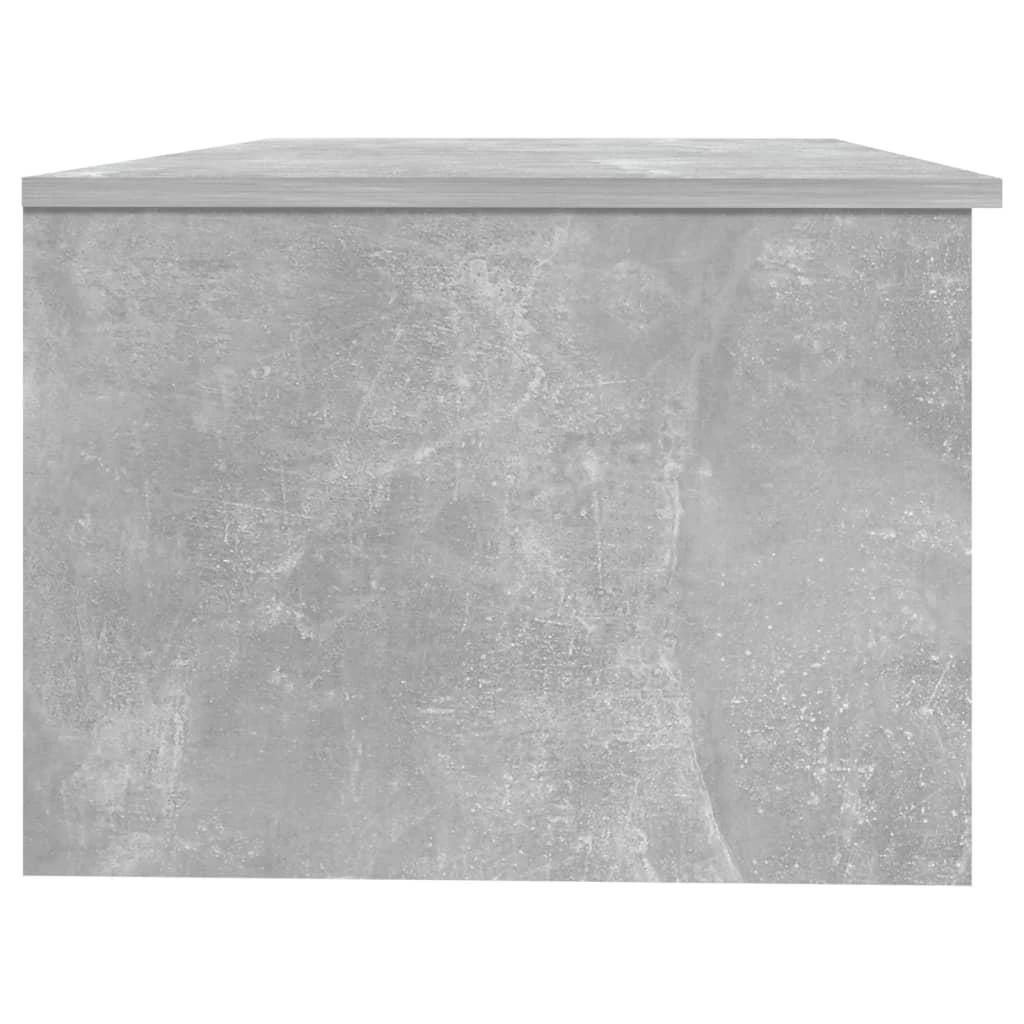 Kavos staliukas, betono pilkas, 102x50x36cm, apdirbta mediena