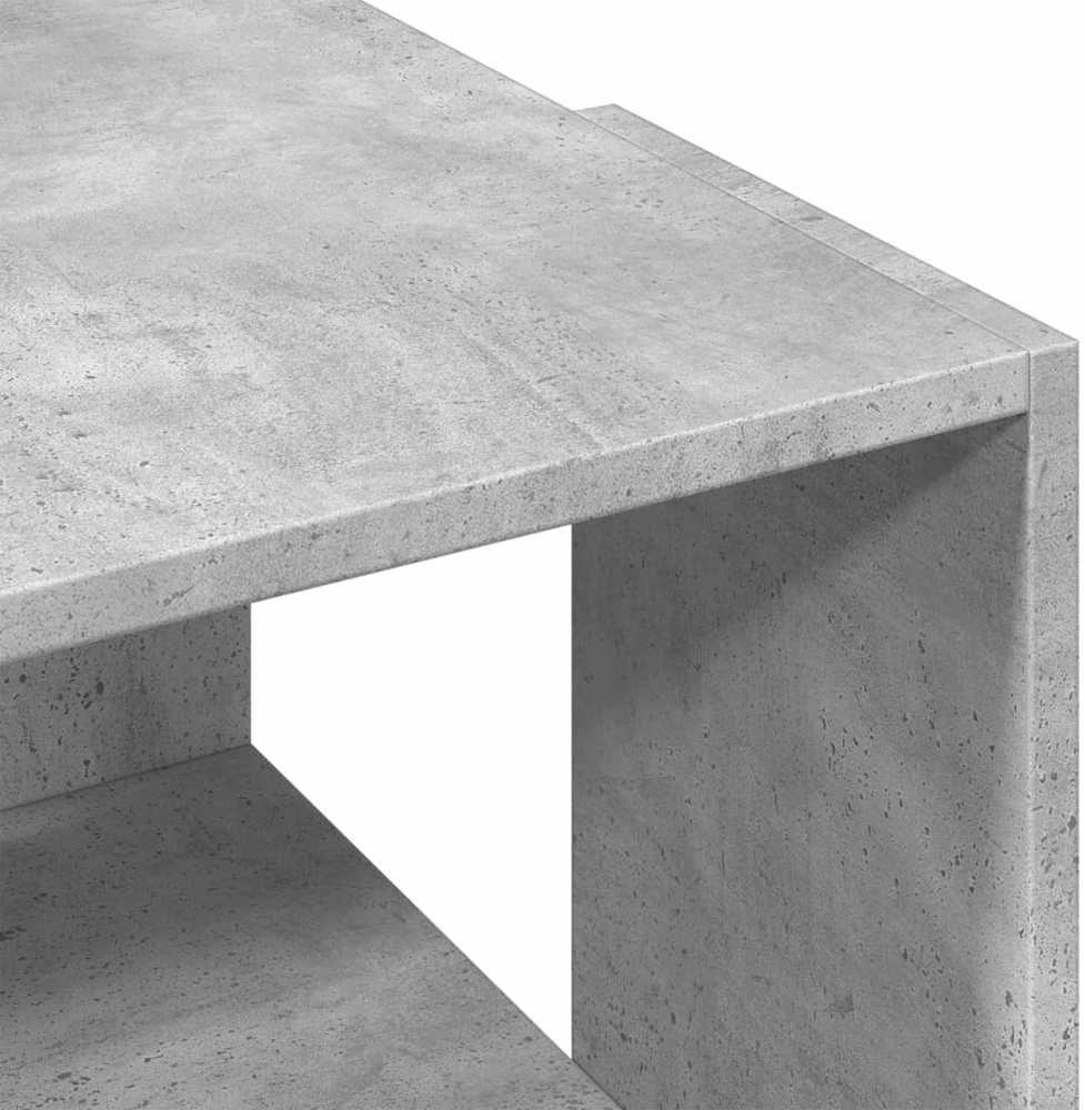 Kavos staliukas, betono pilkas, 89,5x48x30cm, apdirbta mediena
