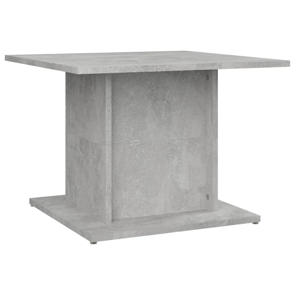 Kavos staliukas, betono, 55,5x55,5x40cm, apdirbta mediena