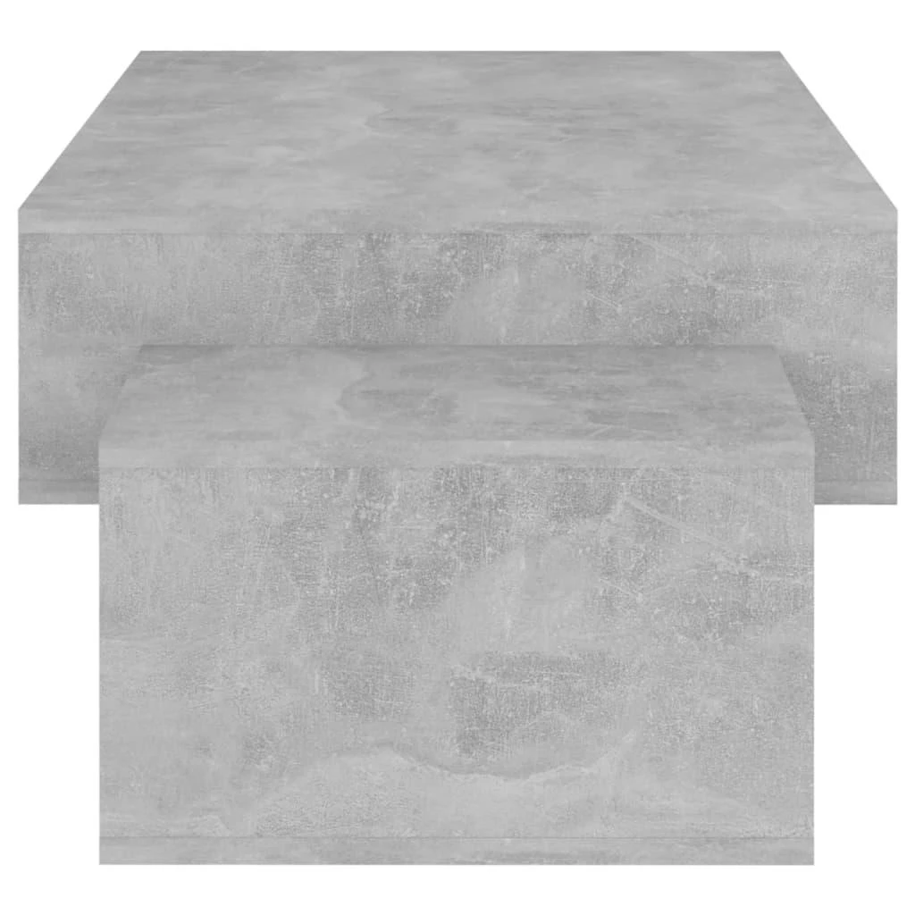 Kavos staliukas, betono pilkas, 105x55x32cm, apdirbta mediena