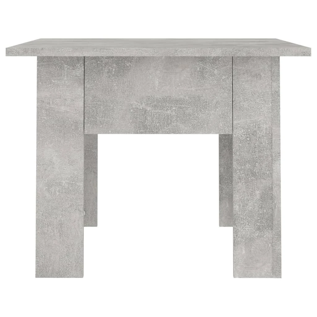 Kavos staliukas, betono pilkos spalvos, 55x55x42 cm, MDP