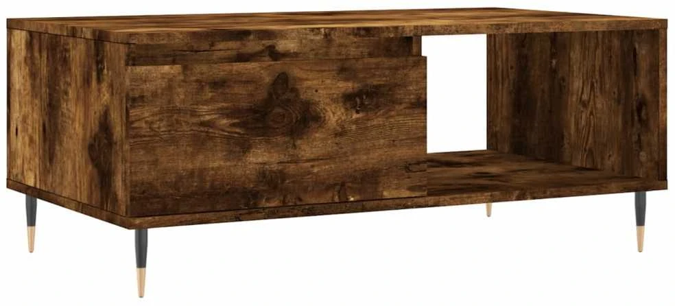 Kavos staliukas, dūminio ąžuolo, 90x50x36,5cm, apdirbta mediena