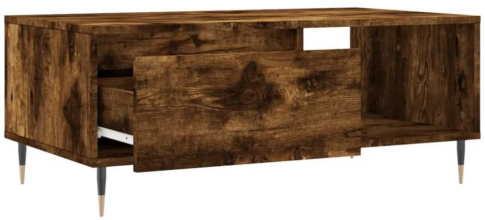 Kavos staliukas, dūminio ąžuolo, 90x50x36,5cm, apdirbta mediena