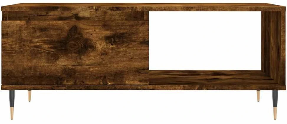 Kavos staliukas, dūminio ąžuolo, 90x50x36,5cm, apdirbta mediena