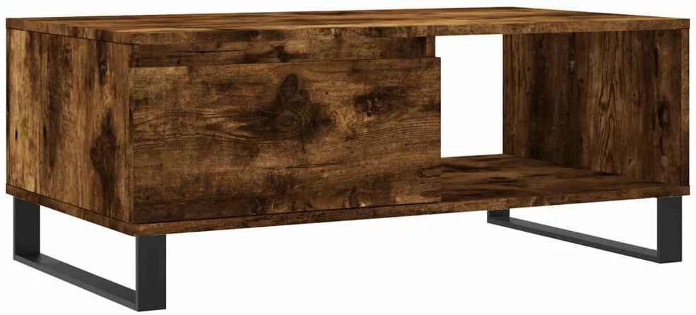 Kavos staliukas, dūminio ąžuolo, 90x50x36,5cm, apdirbta mediena