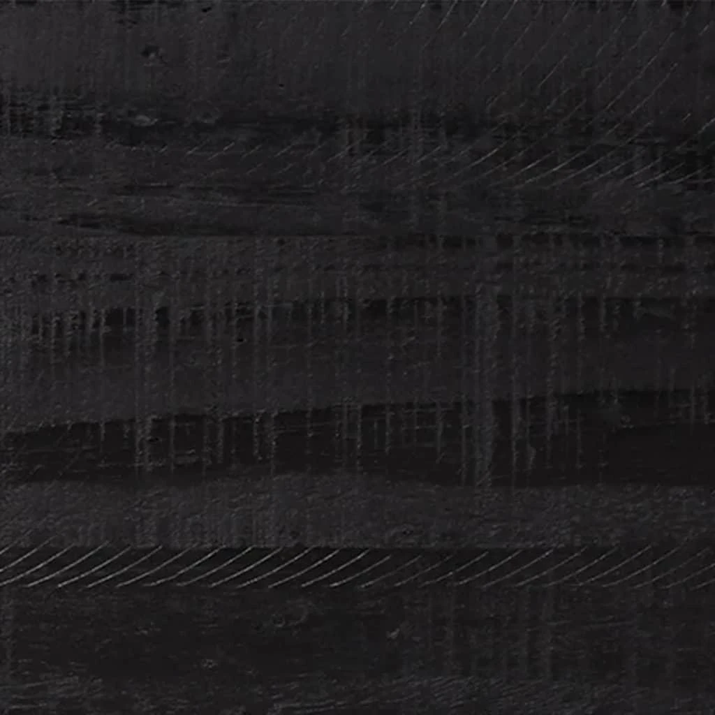 Kavos staliukas, juodas, 90x50x35cm, pušies medienos masyvas
