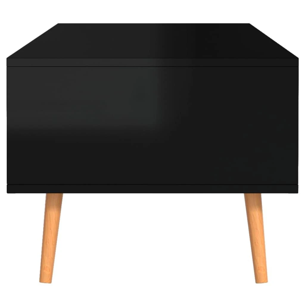 Kavos staliukas, juodas, 100x49,5x43cm, apdirbta mediena