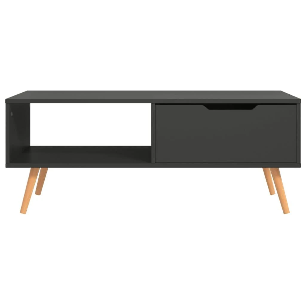 Kavos staliukas, pilkas, 100x49,5x43cm, apdirbta mediena