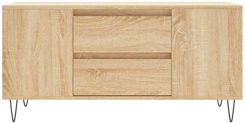 Kavos staliukas, sonoma ąžuolo, 102x44,5x50cm, apdirbta mediena