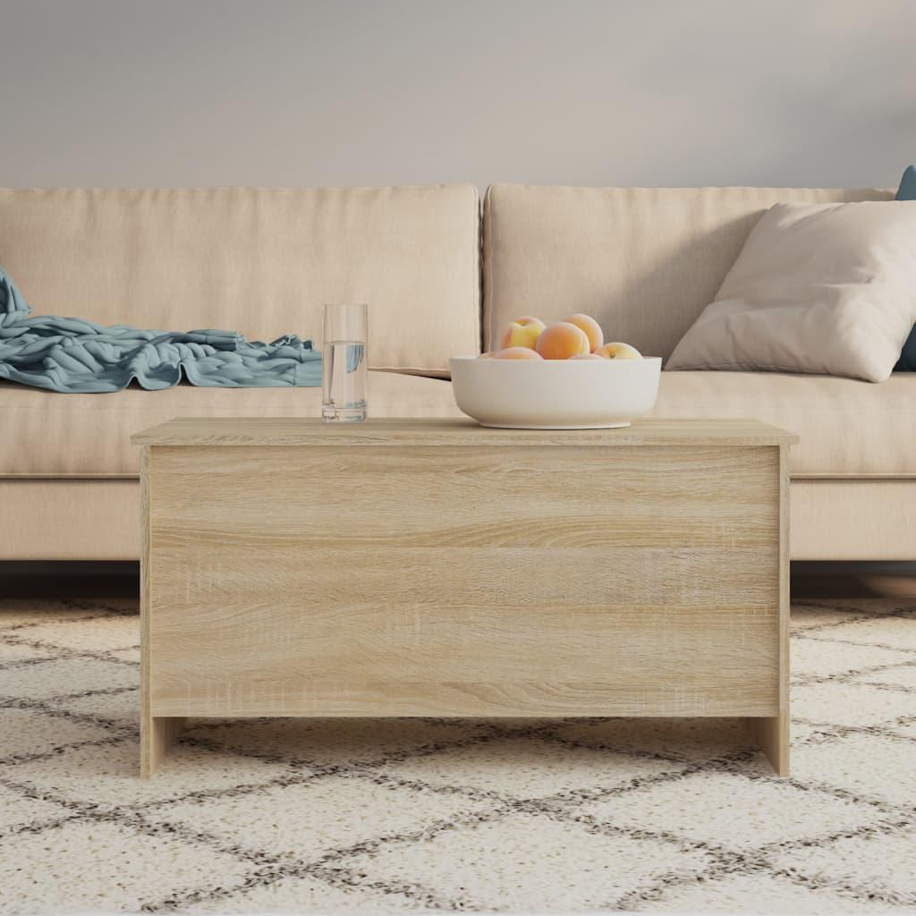 Kavos staliukas, sonoma ąžuolo, 102x55,5x52,5cm, mediena