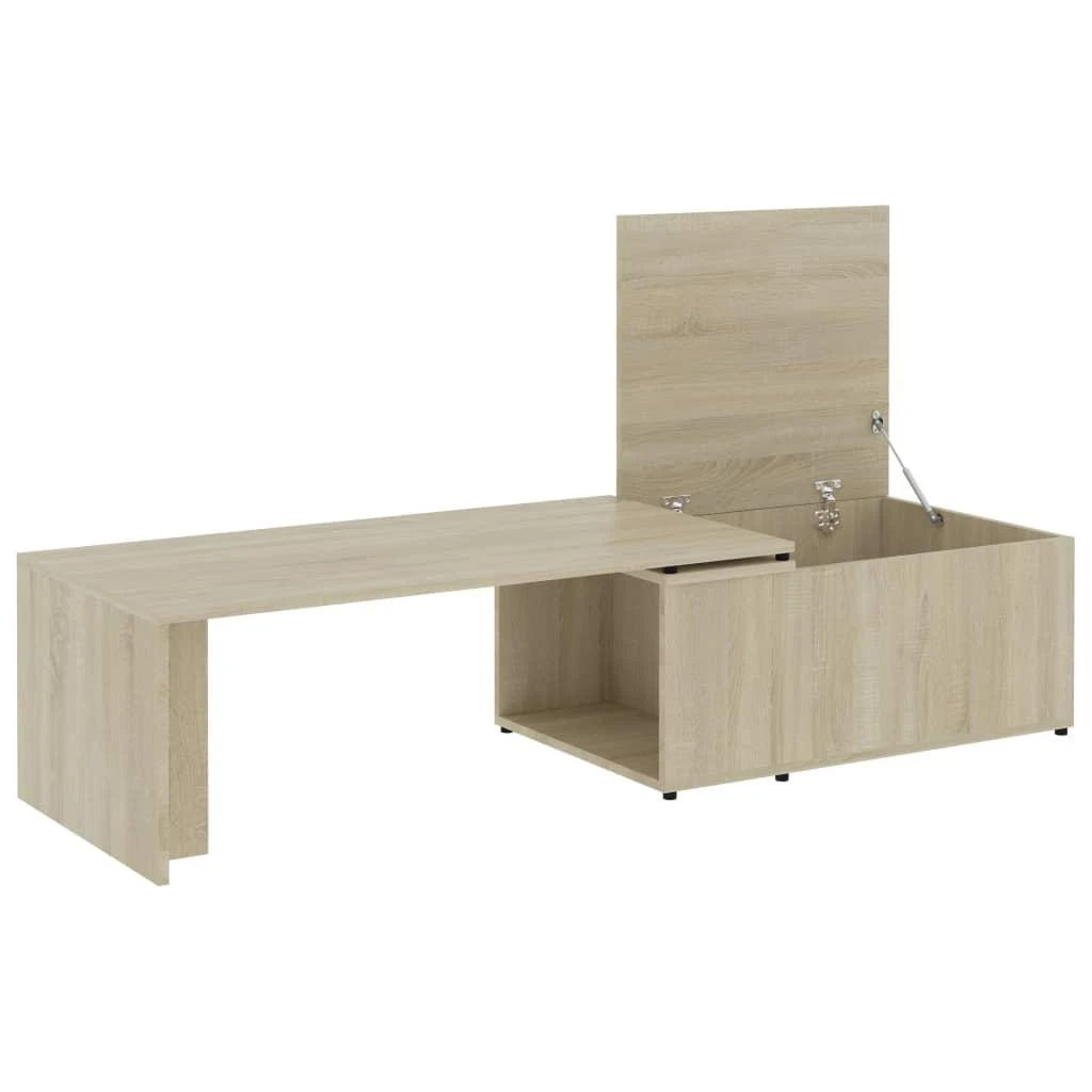 Kavos staliukas, sonoma ąžuolo, 150x50x35cm, apdirbta mediena