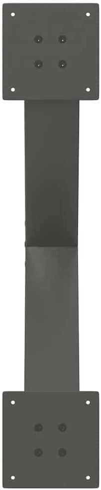 Kavos staliuko kojelės, 2 vnt., antracito, 70x(42-43)cm