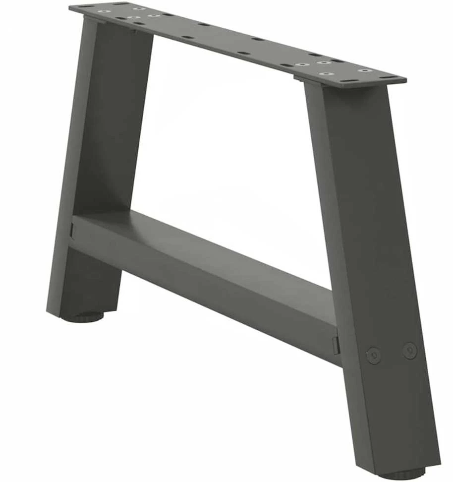 Kavos staliuko kojelės, 2 vnt., antracito, 70x(30-31)cm