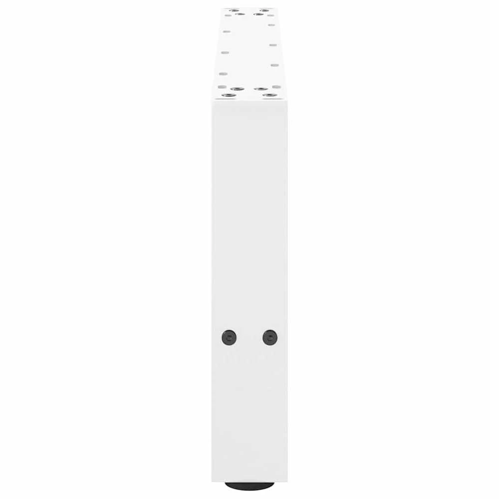 Kavos staliuko kojelės, 2 vnt., balta, 60x(30-31)cm, plienas
