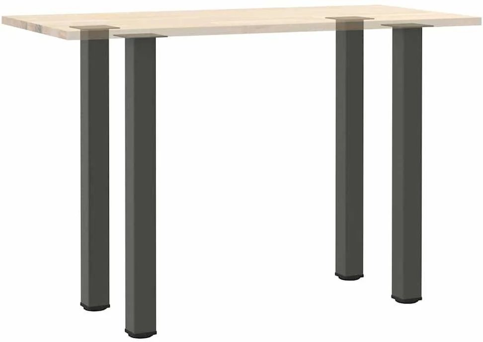 Baro stalo kojos, 4 vnt., antracito spalvos, 100-102 cm, plienas