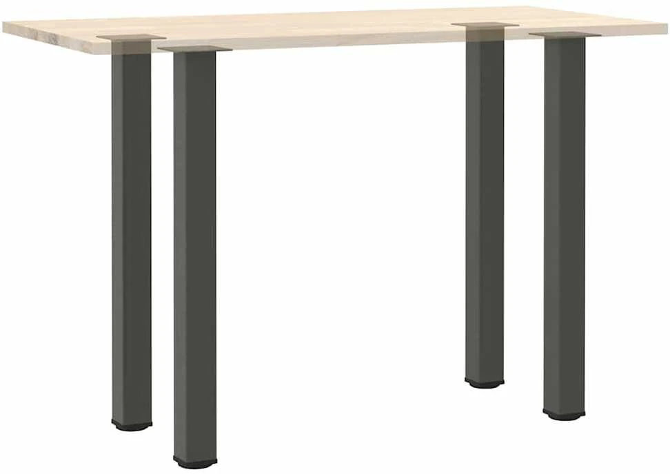 Baro stalo kojos, 4 vnt., antracito spalvos, 90-92 cm, plienas