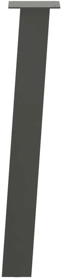 Konsolinio stalo kojos, 4 vnt., antracito spalvos, 72 cm, plienas