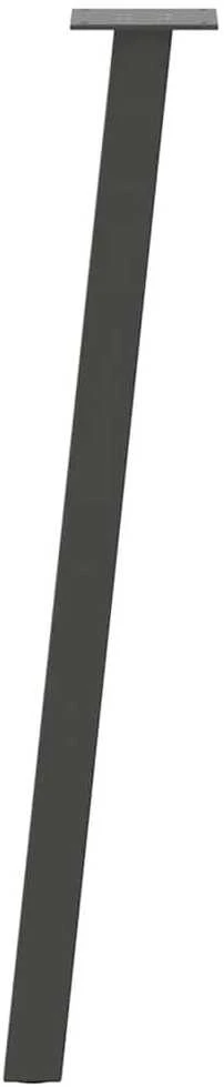 Konsolinio stalo kojos, 4 vnt., antracito spalvos, 72 cm, plienas