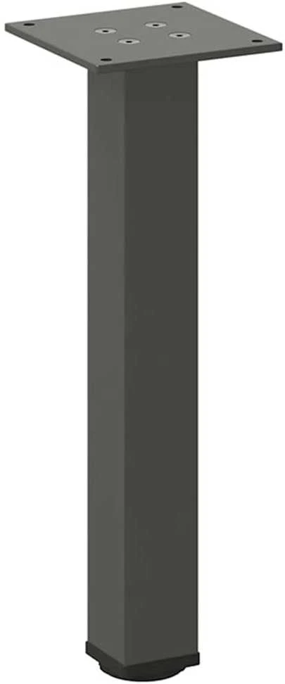 Kavos staliuko kojelės, 4 vnt., antracito spalvos, 42-44 cm, plienas