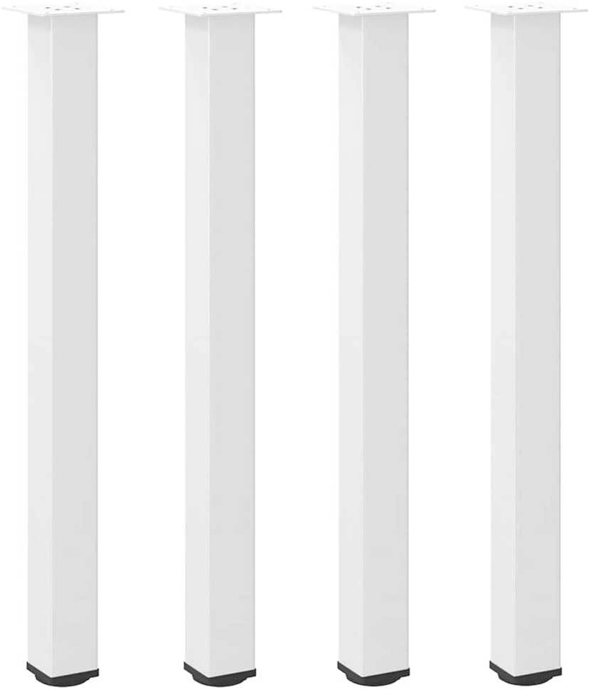 Baro stalo kojos, 4 vnt., baltos, 100-102 cm, plienas