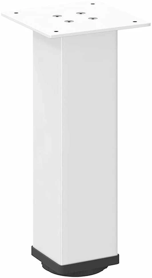 Kavos staliuko kojelės, 4 vnt., baltos, 30-32 cm, plienas