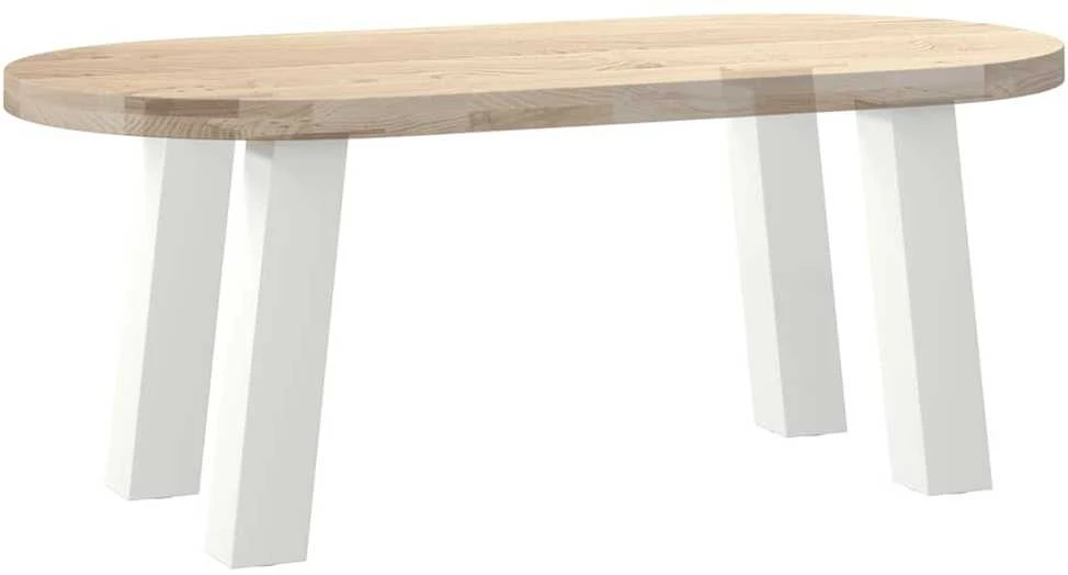 Kavos staliuko kojelės, 4 vnt., baltos, 30 cm, plienas