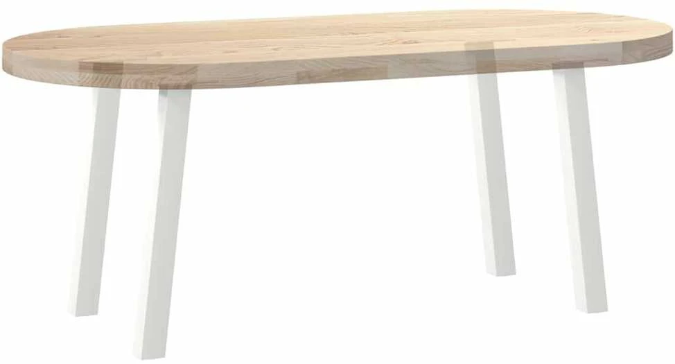 Kavos staliuko kojelės, 4 vnt., baltos, 30 cm, plienas