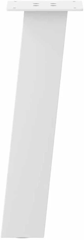 Kavos staliuko kojelės, 4 vnt., baltos, 30 cm, plienas