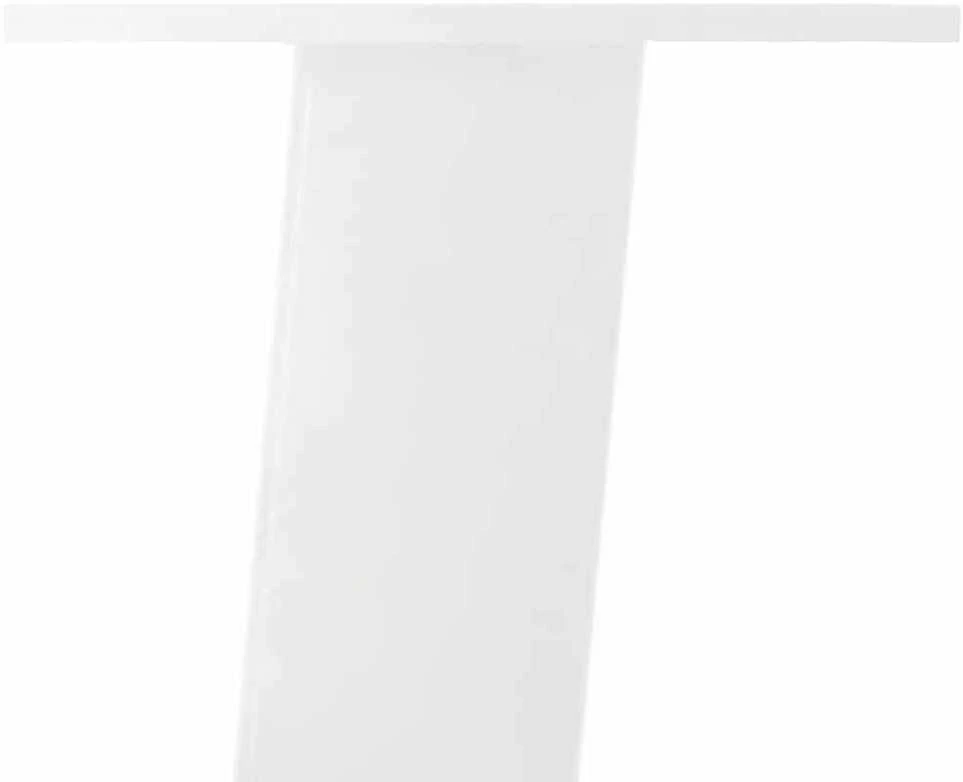 Kavos staliuko kojelės, 4 vnt., baltos, 42 cm, plienas
