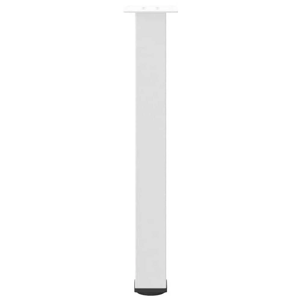 Konsolinio stalo kojelės, 4 vnt., baltos, 72-74 cm, plienas