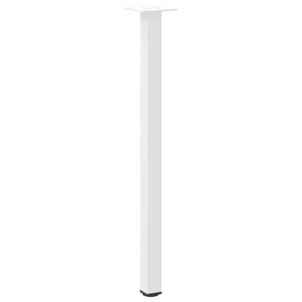 Konsolinio stalo kojelės, 4 vnt., baltos, 72-74 cm, plienas