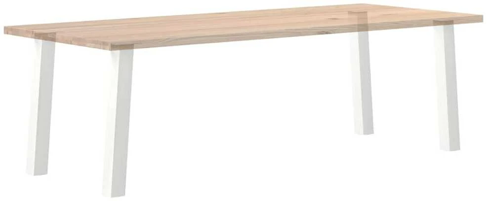 Konsolinio stalo kojos, 4 vnt., baltos, 72 cm, plienas