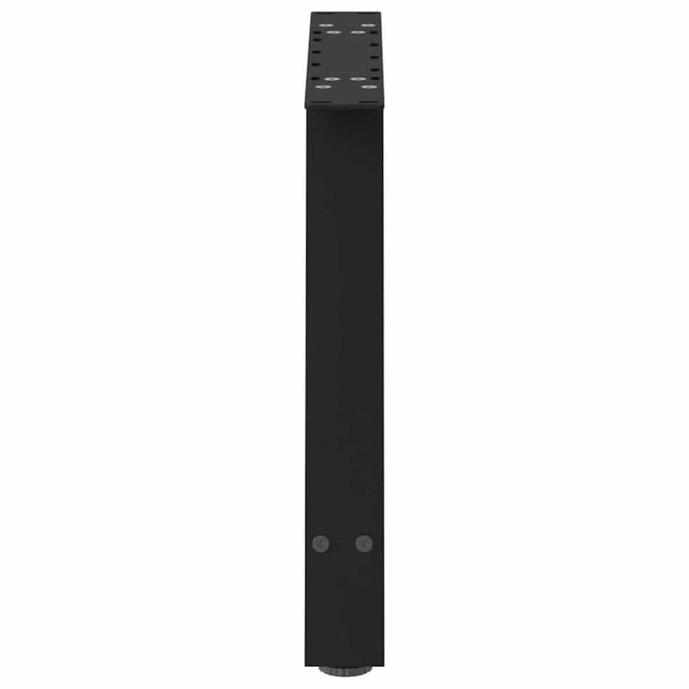 Kavos staliuko kojelės, A formos, 2 vnt., juodos, 70x(42-43) cm, plienas