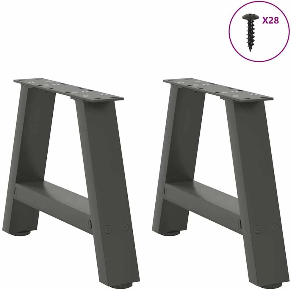 Kavos staliuko kojelės, A formos, 2 vnt., 50x(30-31)cm