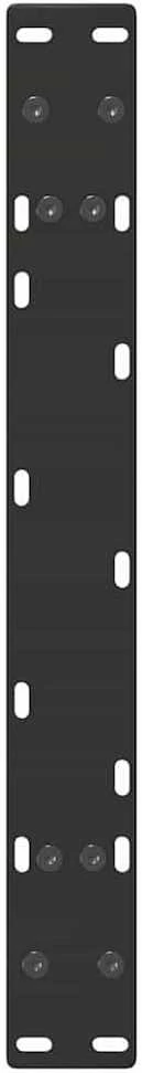 Kavos staliuko kojelės, A formos, 2 vnt., juoda, 70x(30-31)cm