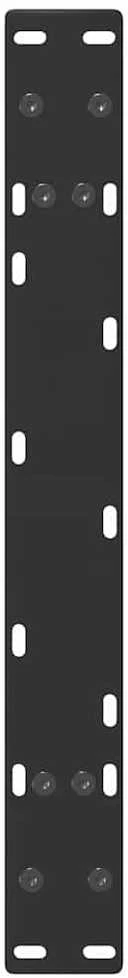 Kavos staliuko kojelės, A formos, 2 vnt., juodos, 60x(30-31) cm, plienas