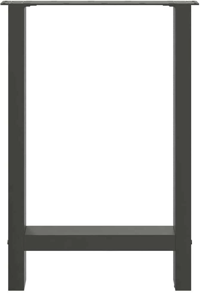 Kavos staliuko kojelės, antracito, 2 vnt., 60x(72-73)cm