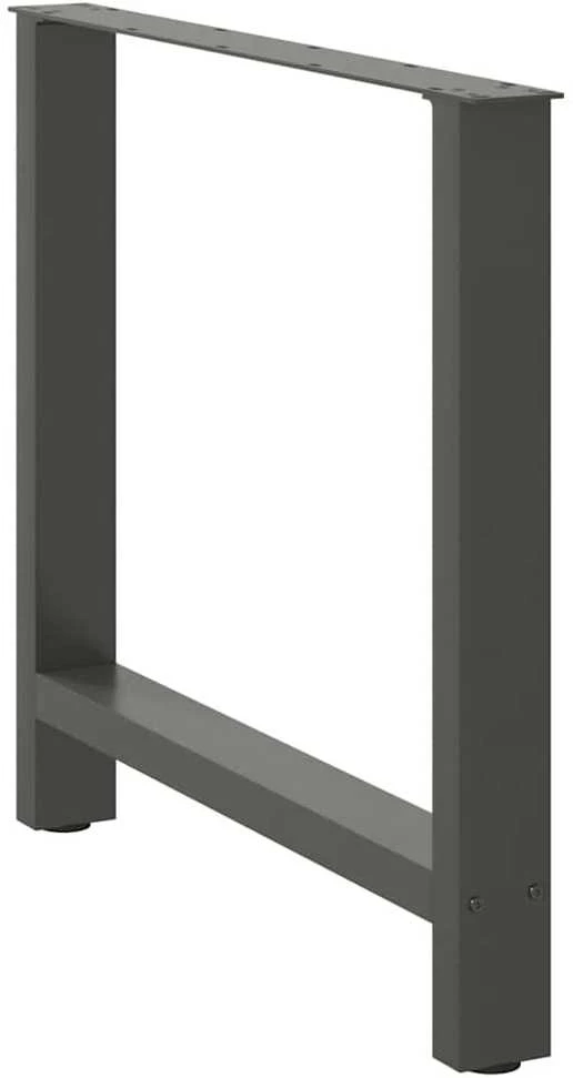 Kavos staliuko kojelės, antracito, 2 vnt., 80x(72-73)cm
