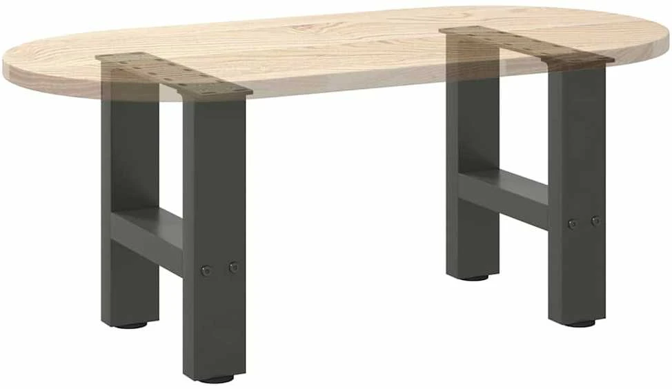 Kavos staliuko kojelės, antracito, 2 vnt., 30x(30-31)cm