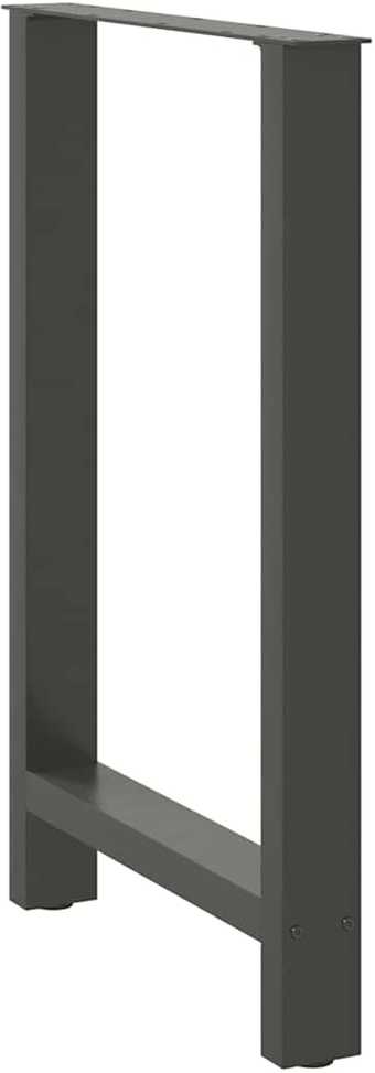 Baro stalo kojos, antracito spalvos, 2 vnt., 60x(90-91) cm, plienas