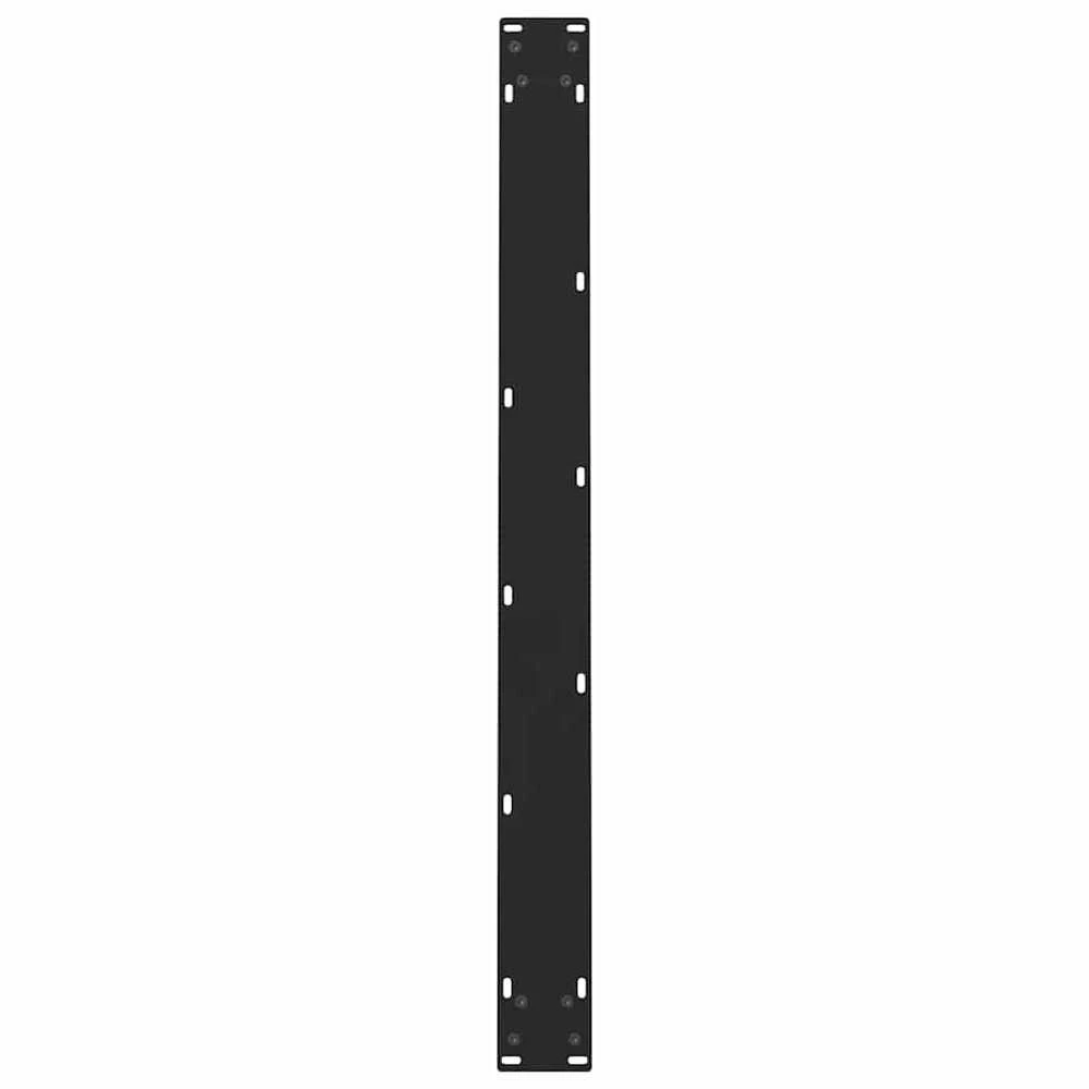 Valgomojo stalo kojos, juodos, 2 vnt., 100 x (72-73) cm, plienas