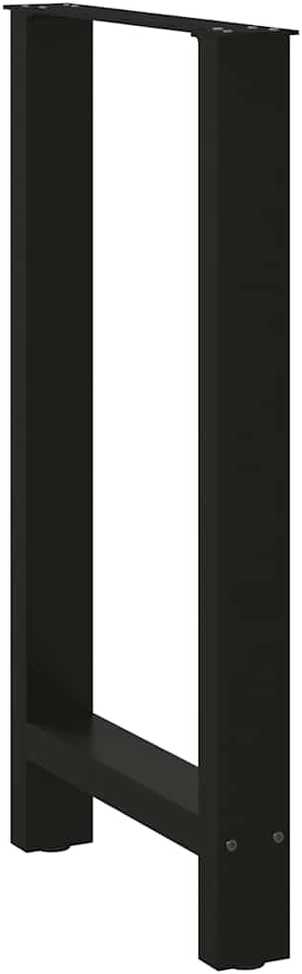 Baro stalo kojos, juodos, 2 vnt., 50x(90-91) cm, plienas