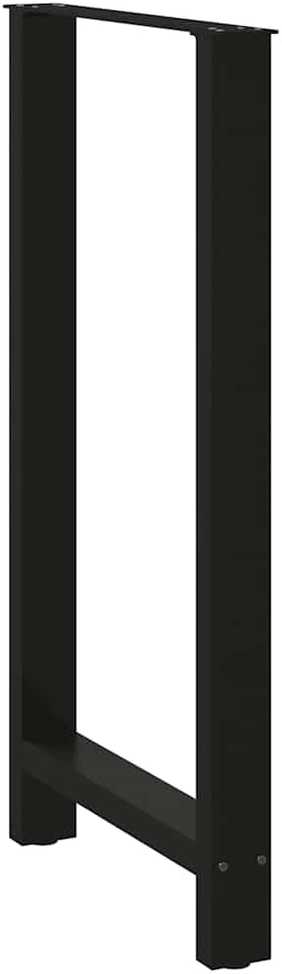 Baro stalo kojos, juodos, 2 vnt., 60x(110-111) cm, plienas