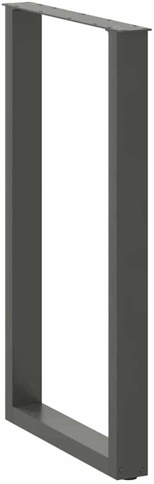 Kavos staliuko kojelės, U formos, 2 vnt., 60x(100-101) cm