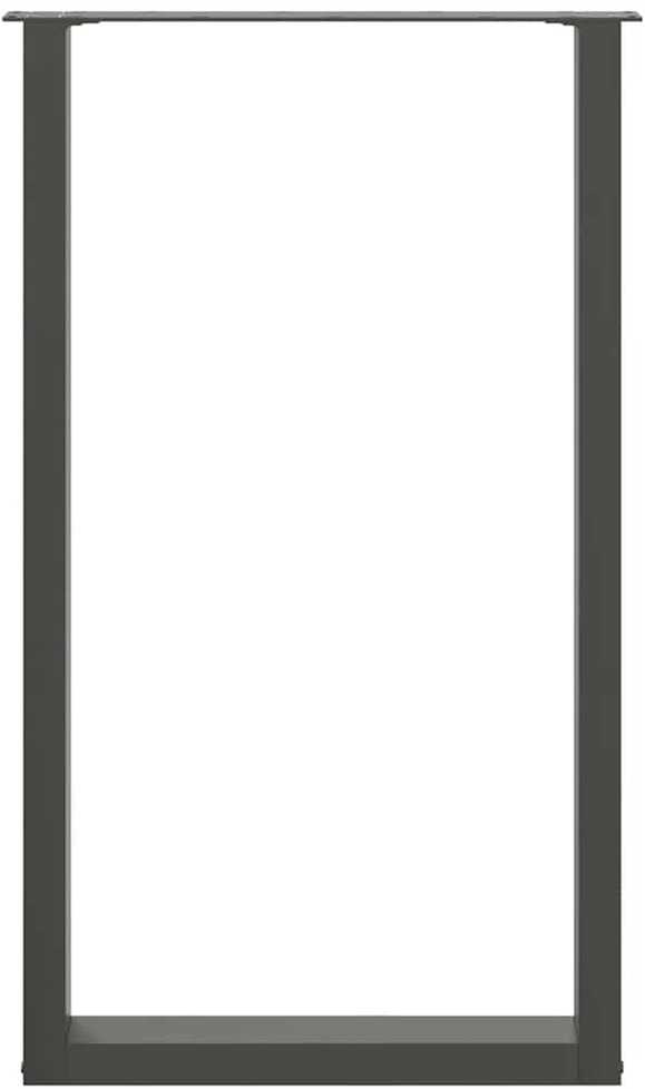 Kavos staliuko kojelės, U formos, 2 vnt., 60x(100-101) cm