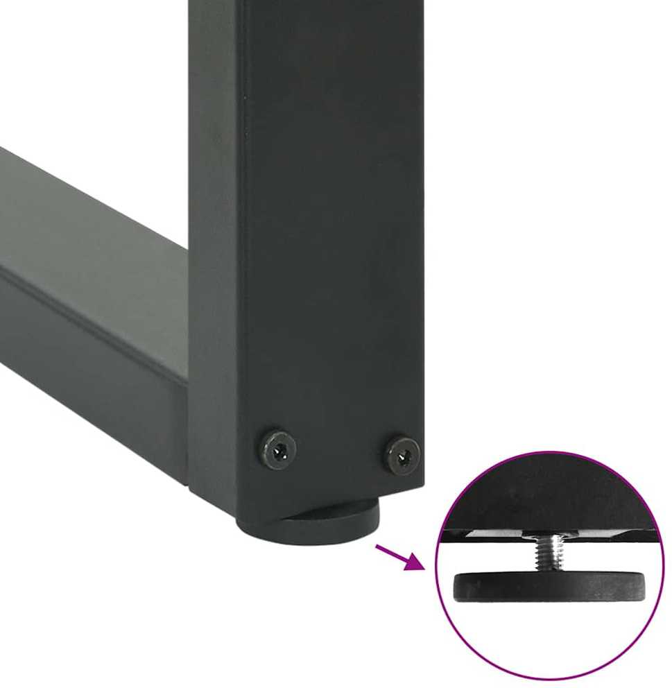 Kavos staliuko kojelės, U formos, 2 vnt., 38x(72-73) cm